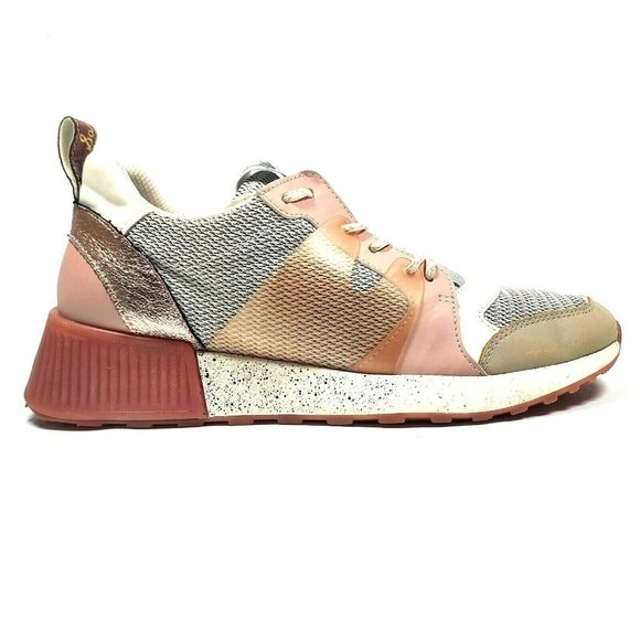 Sam Edelman Darsie Jogger Womens 9.5M Low Top Platform Chunky Sneakers Rose - Picture 2 of 11